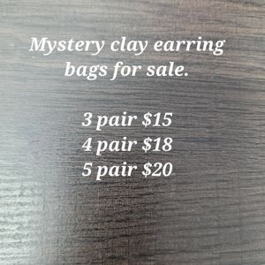 Polymer clay earrings